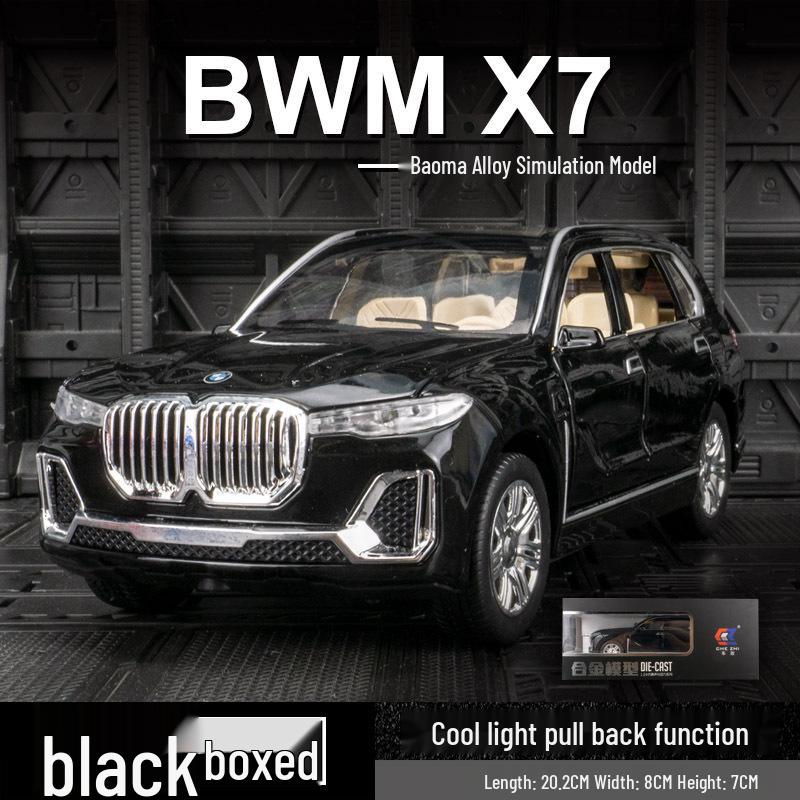 Zhi CZ24012 Модель автомобиля из сплава BMW X7: Инерционный механизм, 6 открывающихся дверей, звук и свет, детская игрушка. чёрный
Zhi CZ24012 Модель автомобиля из сплава BMW X7: Инерционный механизм, 6 открывающихся дверей, звук и свет, детская игрушка. чёрный