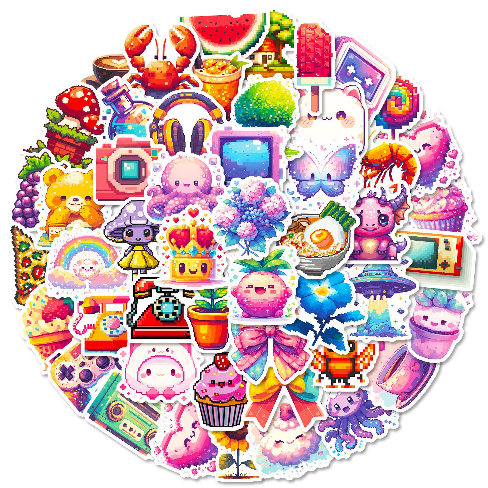 50 Mosaic Pixel Wind Game Console Graffiti Stickers Diy Luggage Notebook Car Stickers Cross
50 Mosaic Pixel Wind Game Console Graffiti Stickers Diy Luggage Notebook Car Stickers Cross