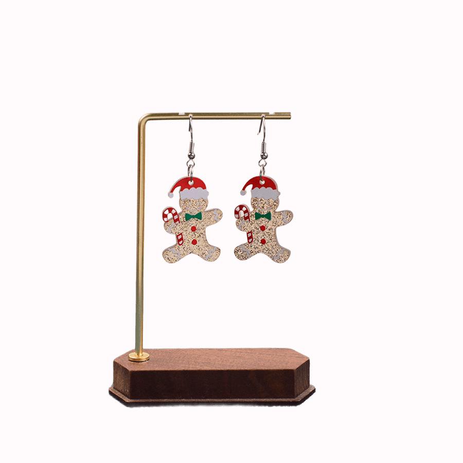 Christmas Theme Pendant Earrings: Cute Gingerbread Man, Tree, Hat, Bell & Snowman
Christmas Theme Pendant Earrings: Cute Gingerbread Man, Tree, Hat, Bell & Snowman