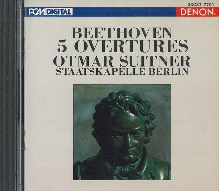 CD OTMAR SUITNER - Beethoven: 5 Overtures 33C377701 COLUMBIA Japan Classical Used
CD OTMAR SUITNER - Beethoven: 5 Overtures 33C377701 COLUMBIA Japan Classical Used