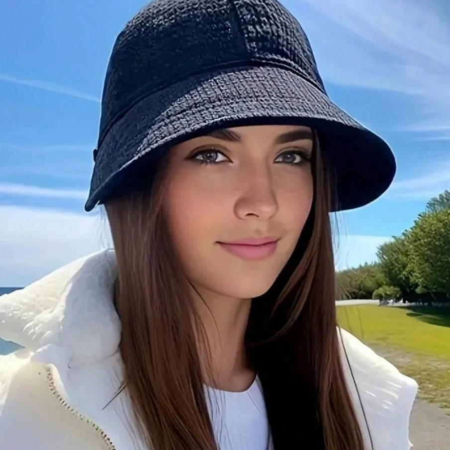 1Pc Women s Foldable Sun Hat, Wide Brim Beach Hat, Simple Design Sunscreen Hat for Beach Vacation чёрный
1Pc Women s Foldable Sun Hat, Wide Brim Beach Hat, Simple Design Sunscreen Hat for Beach Vacation чёрный