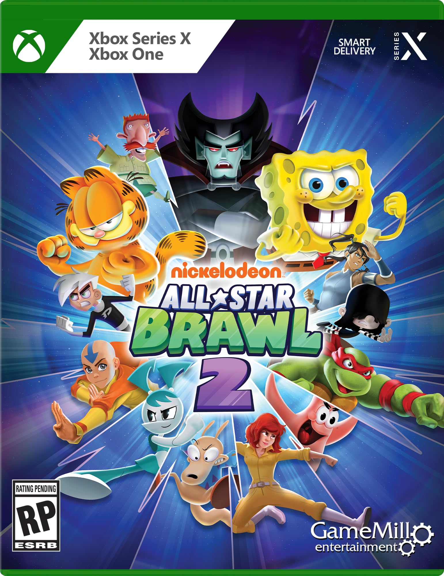 Nickelodeon All Star Brawls 2 North Xbox One Xbox Series X (Import version America) &
Nickelodeon All Star Brawls 2 North Xbox One Xbox Series X (Import version America) &