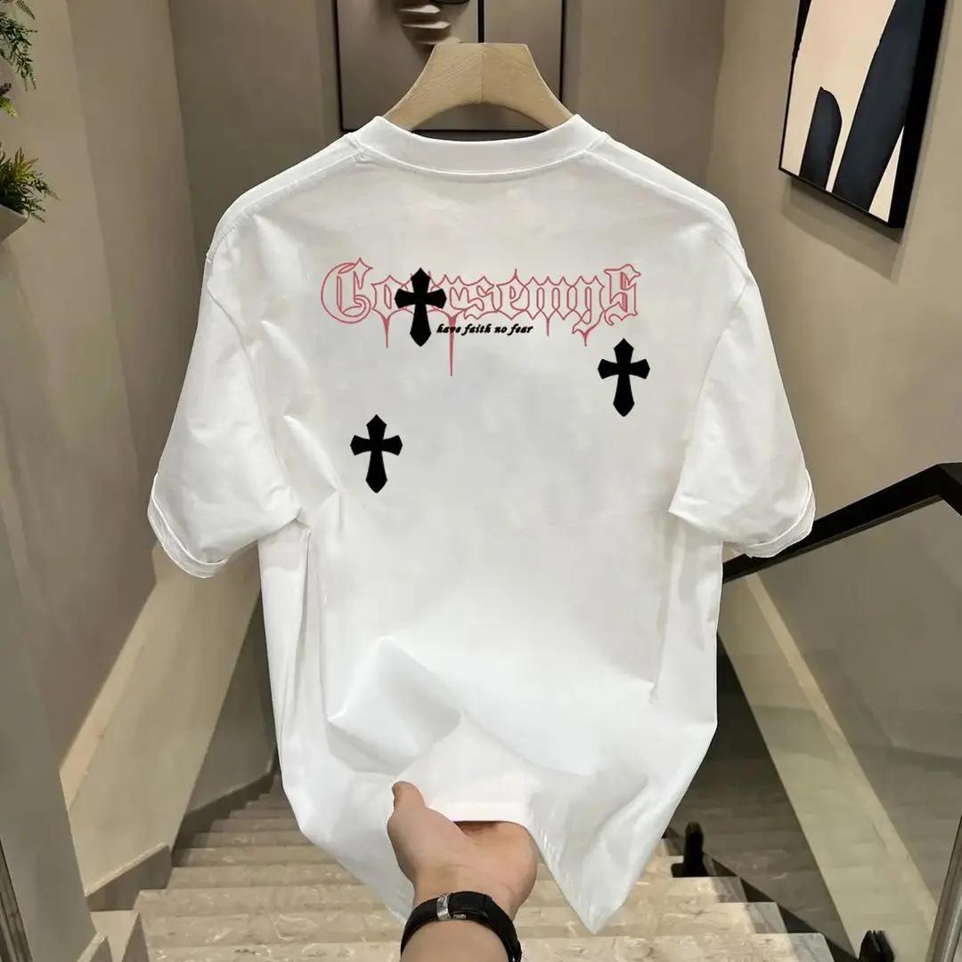 100% чиста бавовна American Trendy Cross Design Sense, футболка з короткими рукавами Niche Coaple, персоналізований модний топ, модний бренд S
100% чиста бавовна American Trendy Cross Design Sense, футболка з короткими рукавами Niche Coaple, персоналізований модний топ, модний бренд S
