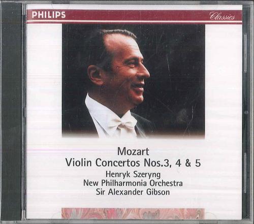CD ALEXANDER GIBSON HENRYK SZERYNG N Mozart Violin Concerto No.35 PHCP9560 PHILIPS 1997 Japan Classical Used
CD ALEXANDER GIBSON HENRYK SZERYNG N Mozart Violin Concerto No.35 PHCP9560 PHILIPS 1997 Japan Classical Used
