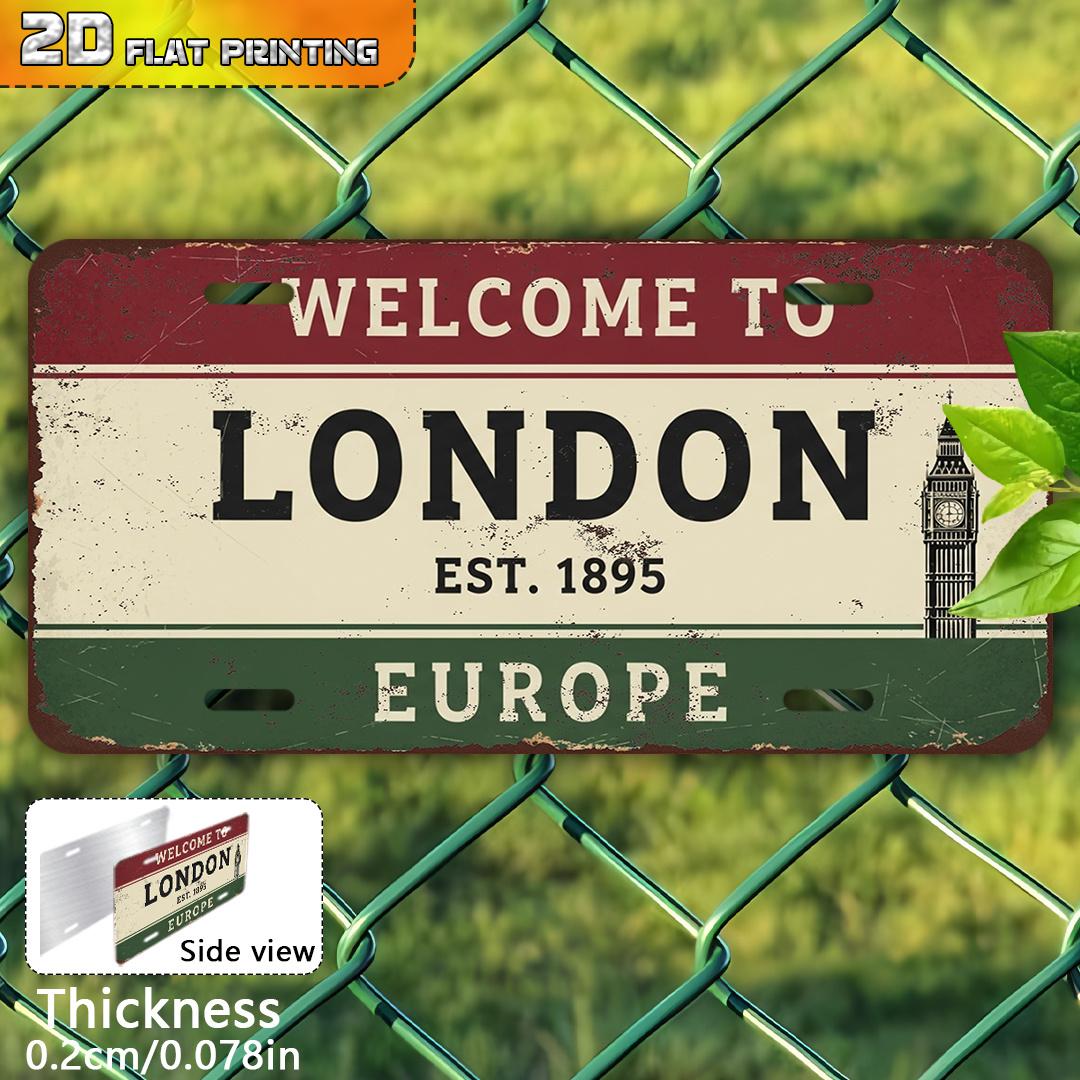 D Flat LondonThemed Retro Metal Sign Large x (xcm) Vintage Landmarks Wall Plaque with Big Ben London Eye Britis 15x30cm(5.9x7.8inch)
D Flat LondonThemed Retro Metal Sign Large x (xcm) Vintage Landmarks Wall Plaque with Big Ben London Eye Britis 15x30cm(5.9x7.8inch)