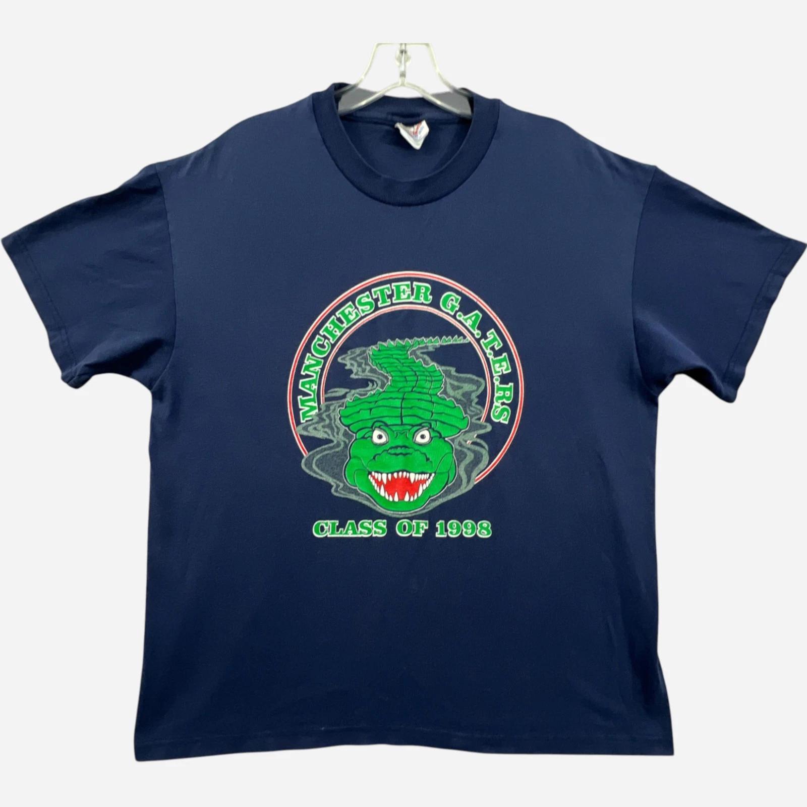 Vintage Manchester Gate T Shirt Adult Large Class Of 1998 Fresno Graphic Tee 4XL
Vintage Manchester Gate T Shirt Adult Large Class Of 1998 Fresno Graphic Tee 4XL