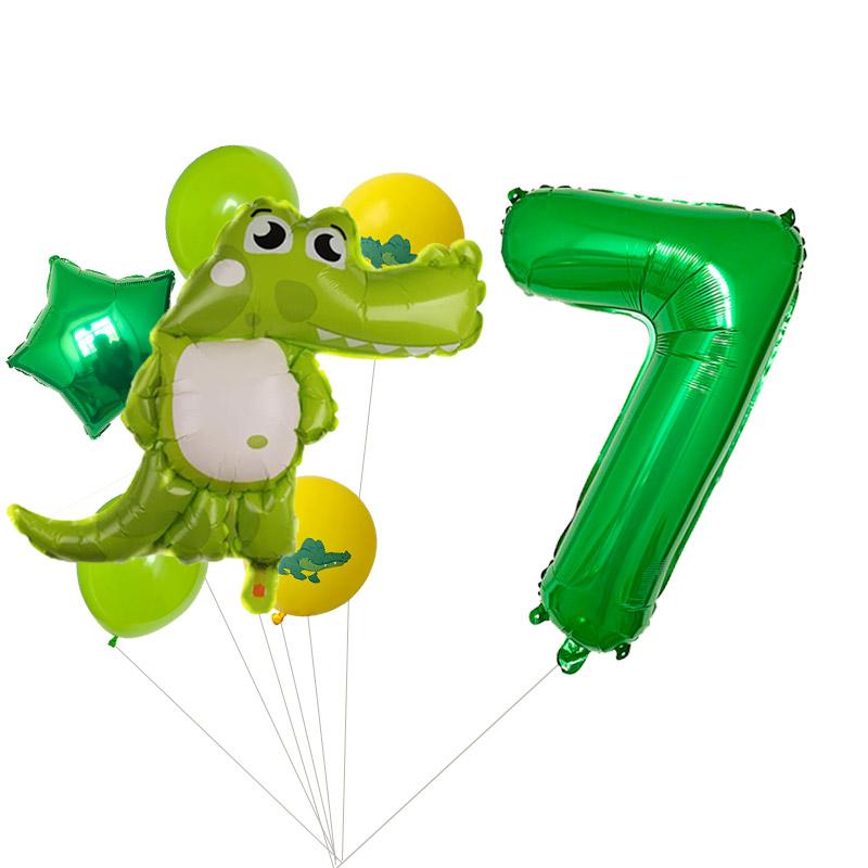 7pcs/lot 32inch Green Number Crocodile Cartoon Animal Foil Balloons Latex Baloons Happy Birthday Party Decorations Kids Toys 32inch
7pcs/lot 32inch Green Number Crocodile Cartoon Animal Foil Balloons Latex Baloons Happy Birthday Party Decorations Kids Toys 32inch