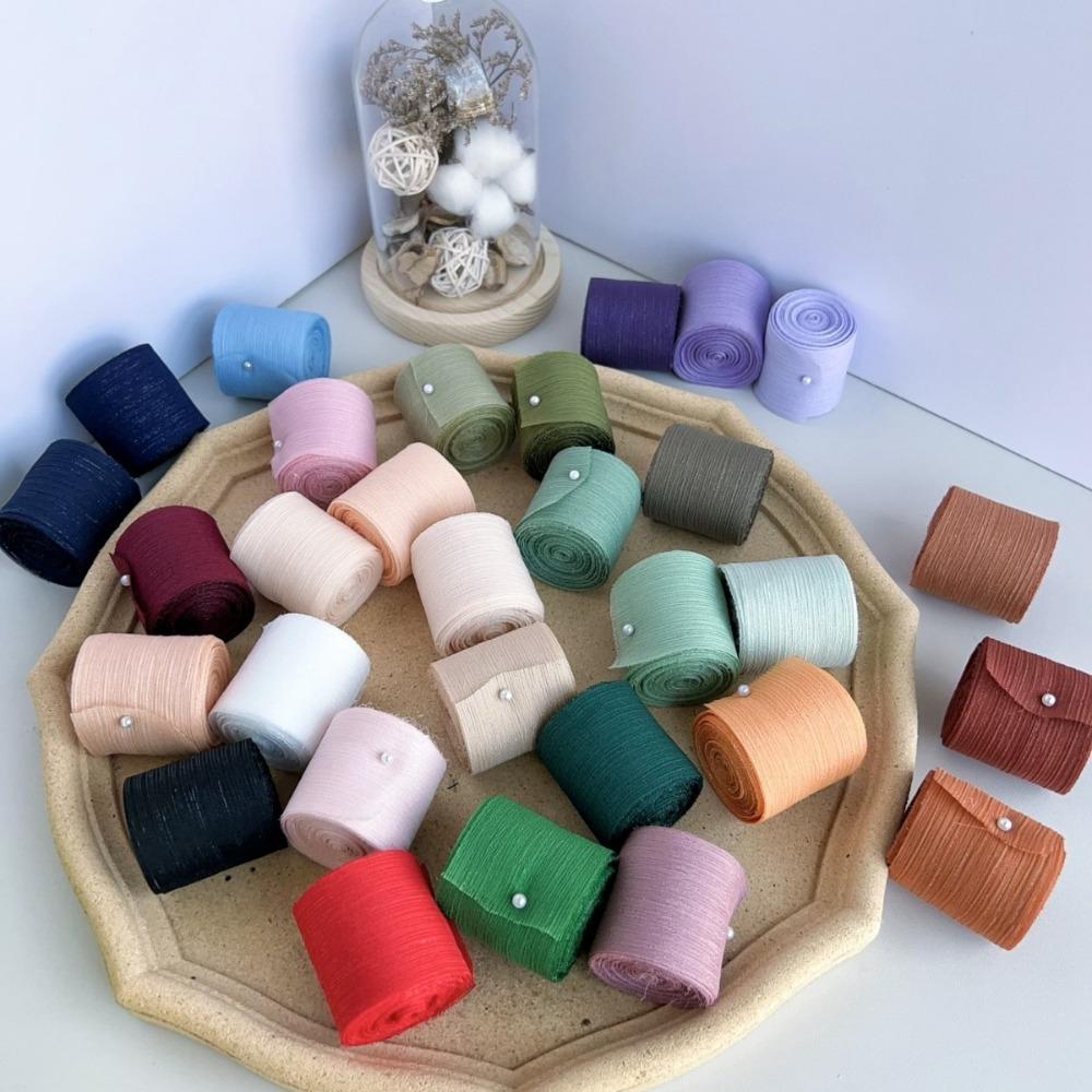 3pcs Bouquet Wrapping Chiffon Wrinkle Mesh Bright Silk Packaging Yarn Ribbon Chiffon Ribbon Flower 1
3pcs Bouquet Wrapping Chiffon Wrinkle Mesh Bright Silk Packaging Yarn Ribbon Chiffon Ribbon Flower 1