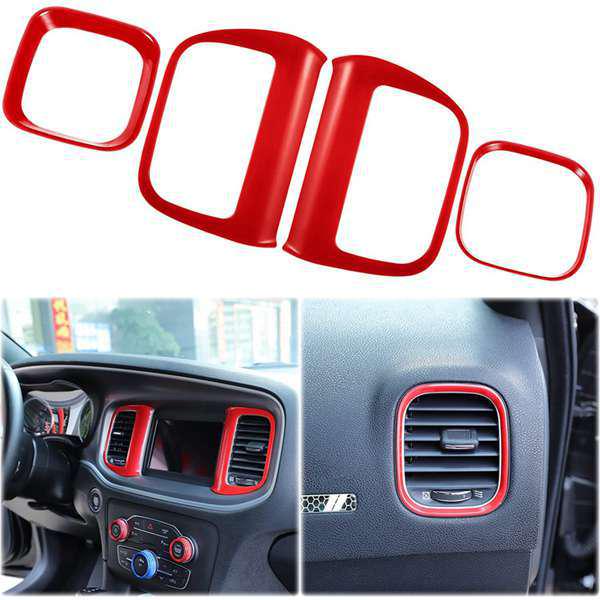 4pc Decorative Covers for Dodge Charger Air Vent & Dashboard Frame Standard
4pc Decorative Covers for Dodge Charger Air Vent & Dashboard Frame Standard
