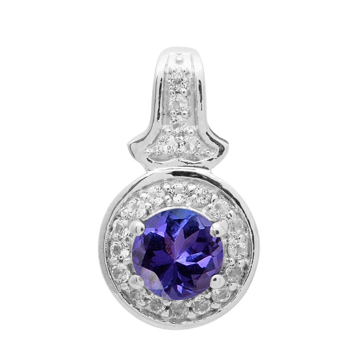 Кулон-підвіска з кількома каменями, круглий, з гало, зі стерлінгового срібла 925
Кулон-підвіска з кількома каменями, круглий, з гало, зі стерлінгового срібла 925