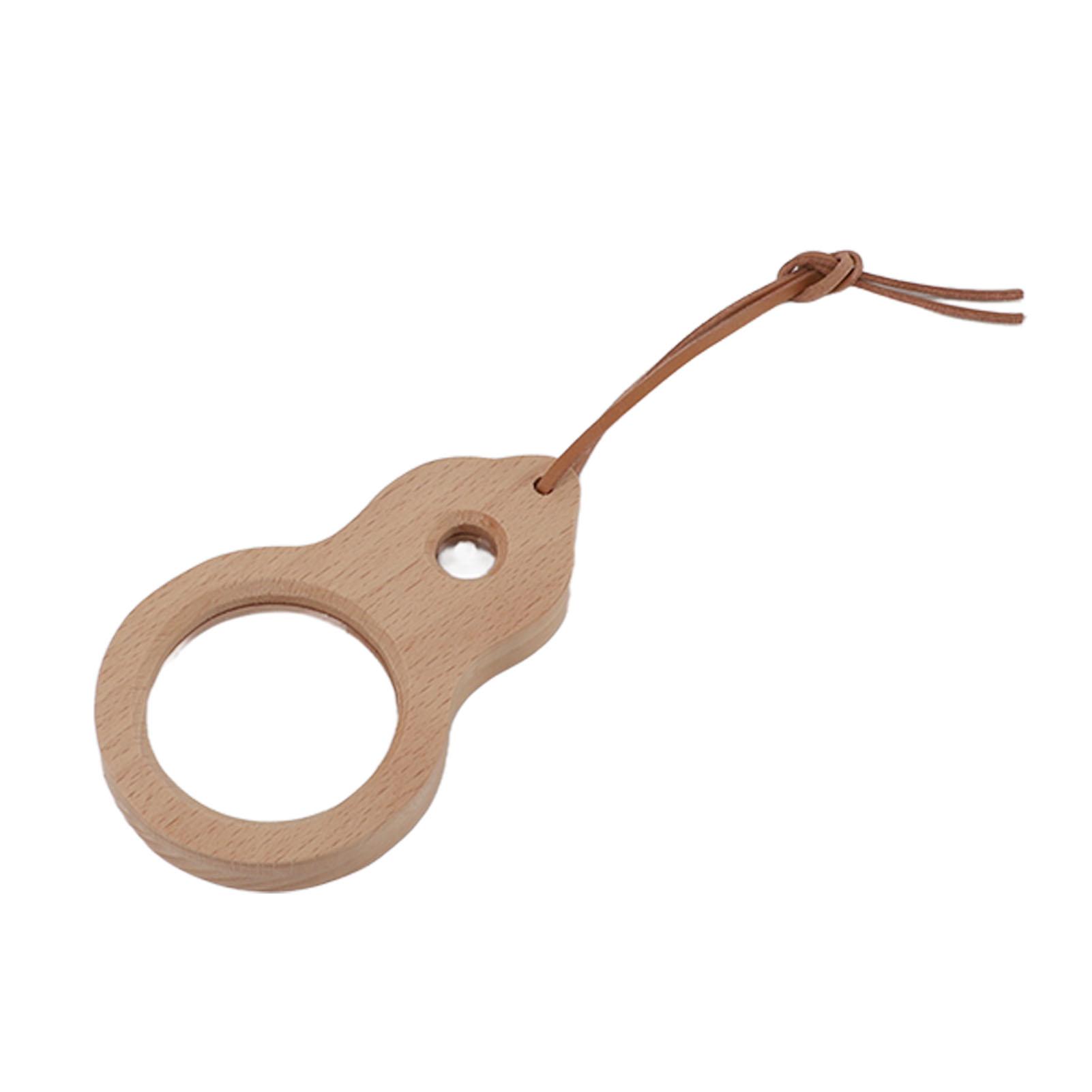 Wood Magnifying Glass Small Portable Smoothing Sturdy Multi Purpose Wooden Magnifier for Book
Wood Magnifying Glass Small Portable Smoothing Sturdy Multi Purpose Wooden Magnifier for Book