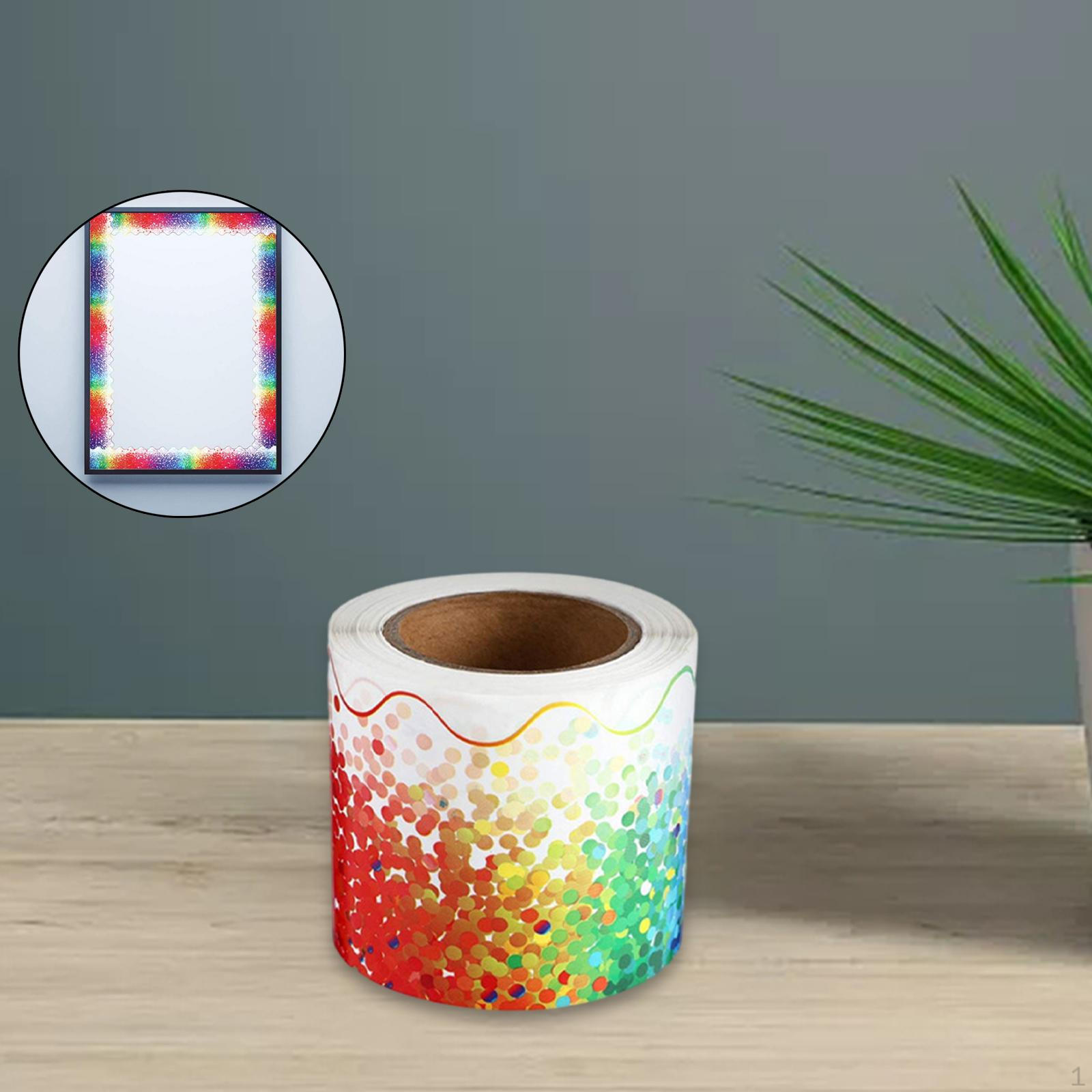 11M Length Waterproof Classroom Decoration Colorful Dots Trim Border Kitchen Bedroom Office Style B
11M Length Waterproof Classroom Decoration Colorful Dots Trim Border Kitchen Bedroom Office Style B