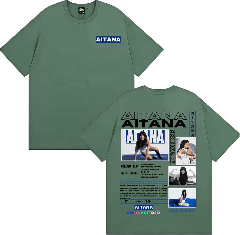 Aitana Metamorfosis Album Tour Tshirts Men Women Fashion Retro Short Sleeve T Shirt High Quality 100 Cotton Tshirt Streetwear 3XL
Aitana Metamorfosis Album Tour Tshirts Men Women Fashion Retro Short Sleeve T Shirt High Quality 100 Cotton Tshirt Streetwear 3XL