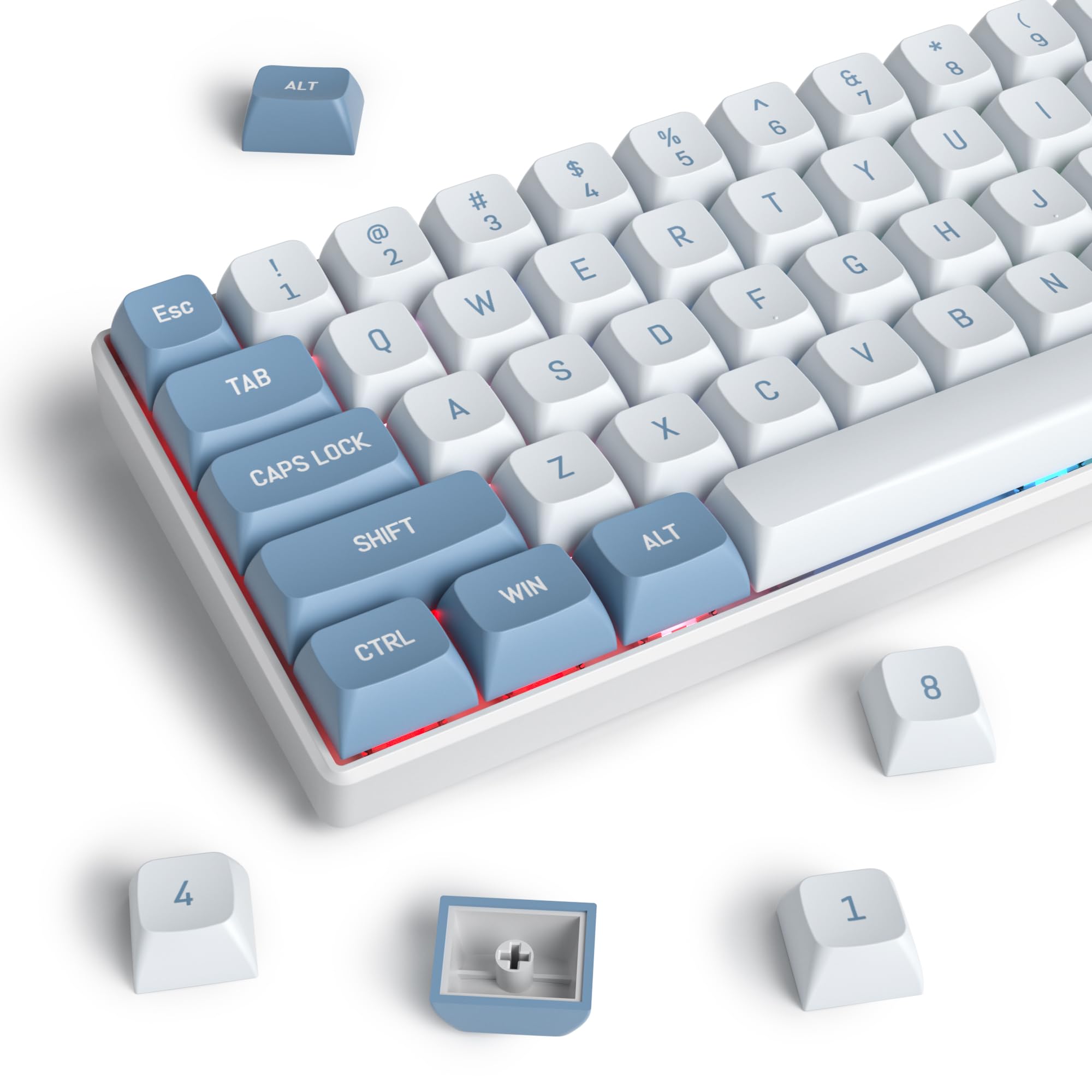 Shoko Double Shot PBT CSA 158 Ковпачки клавіш Користувацькі ковпачки клавіш для механічної клавіатури з перемикачами Cherry Gateron MX, Ковпачки клавіш, Профіль, Набір, (Шоко Грін)
Shoko Double Shot PBT CSA 158 Ковпачки клавіш Користувацькі ковпачки клавіш для механічної клавіатури з перемикачами Cherry Gateron MX, Ковпачки клавіш, Профіль, Набір, (Шоко Грін)