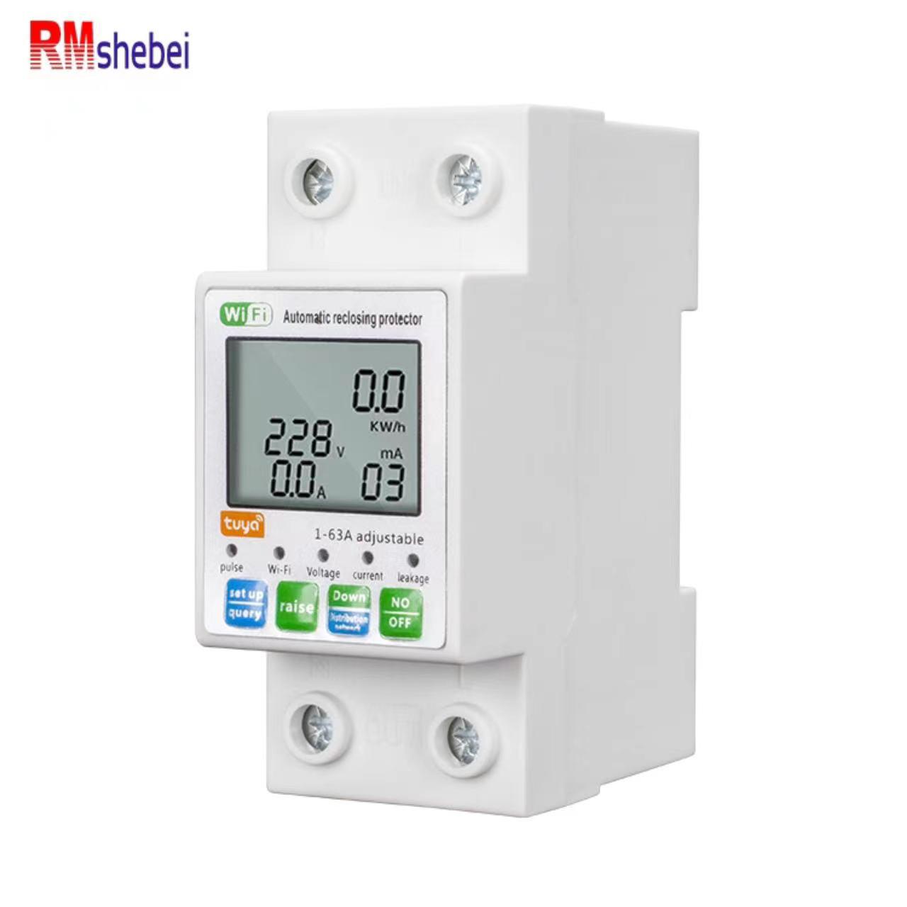 Розумний 63A 2P Автоматичний вимикач з дистанційним керуванням, таймером, захистом від перевантаження по струму та витоку
Розумний 63A 2P Автоматичний вимикач з дистанційним керуванням, таймером, захистом від перевантаження по струму та витоку