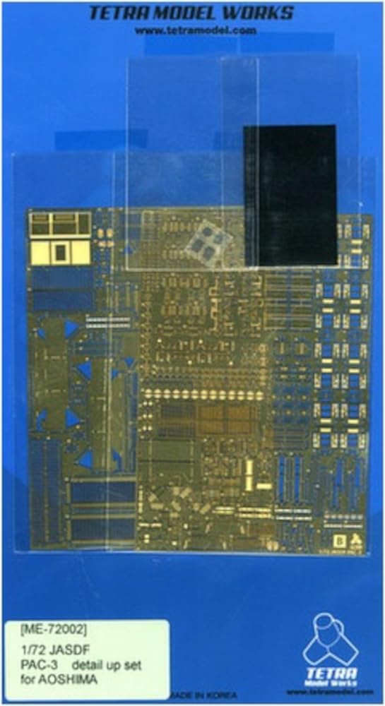 Tetra Model Серия ME Компания-производитель пусковых установок ПВО Patriot Пластиковые детали для сборки модели ME7202 1/72 Самооборона PAC-3 (для А)
Tetra Model Серия ME Компания-производитель пусковых установок ПВО Patriot Пластиковые детали для сборки модели ME7202 1/72 Самооборона PAC-3 (для А)