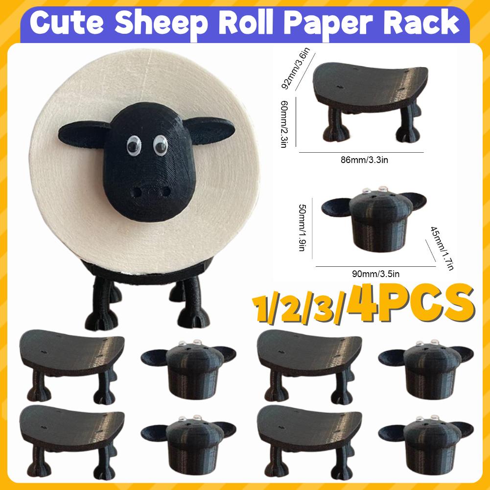 1-4PCS Sheep Stackable Toilet Paper Holder Resin Cute Sheep Tissue Storage Rack for Home Bathroom Vanity Night Stands
1-4PCS Sheep Stackable Toilet Paper Holder Resin Cute Sheep Tissue Storage Rack for Home Bathroom Vanity Night Stands