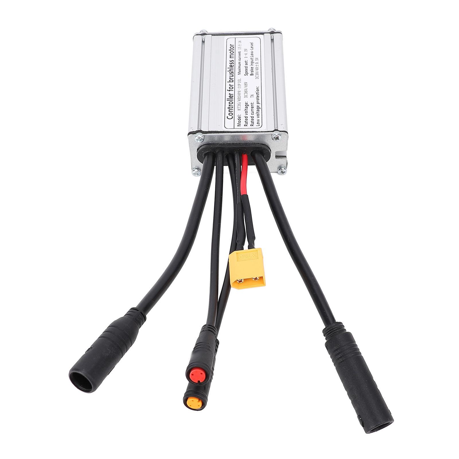 Контролер двигуна 36В 48В 6 трубок 250Вт 350Вт контролер синусоїдальної хвилі з лінією лампи та водонепроникним роз ємом для
Контролер двигуна 36В 48В 6 трубок 250Вт 350Вт контролер синусоїдальної хвилі з лінією лампи та водонепроникним роз ємом для