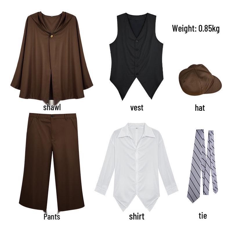 Bungo Stray Dogs Costumes: Edogawa Ranpo, Yosano Akiko, Dazai Osamu, Nakahara Chuuya Role Play Outfits. S
Bungo Stray Dogs Costumes: Edogawa Ranpo, Yosano Akiko, Dazai Osamu, Nakahara Chuuya Role Play Outfits. S