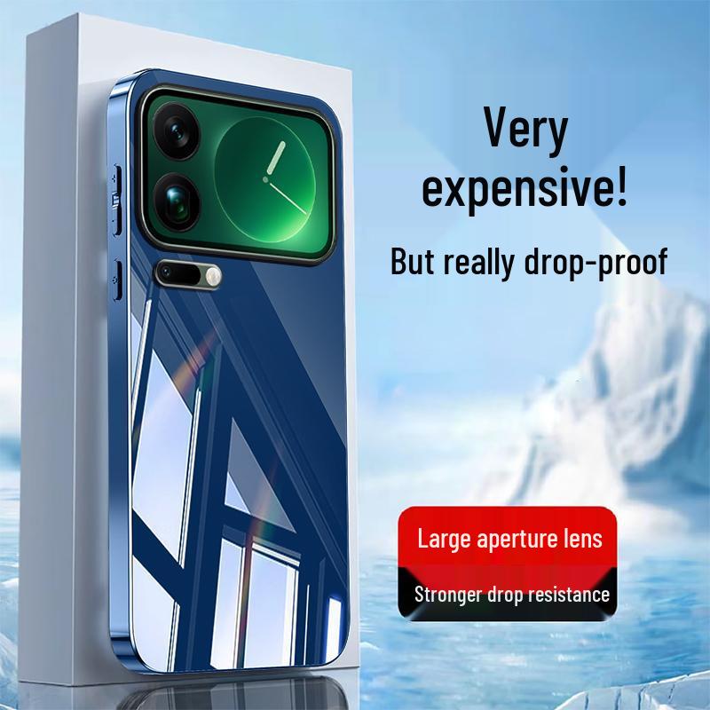 Защитный чехол из зеркального стекла Xiaomi 17ProMax - Противоударный, Премиальный, Модный. Xiaomi 17 (Integrated Lens)
Защитный чехол из зеркального стекла Xiaomi 17ProMax - Противоударный, Премиальный, Модный. Xiaomi 17 (Integrated Lens)