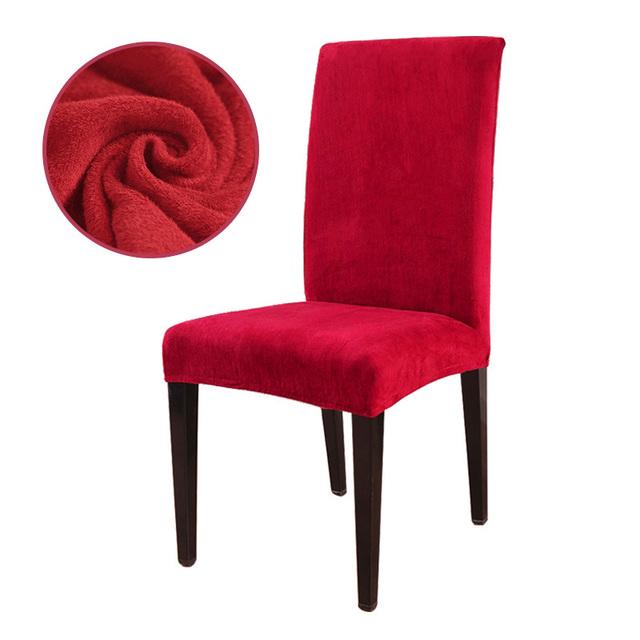 Эластичный чехол на стул из плюшевой ткани, моющиеся чехлы на сиденья, чехлы на стулья для ресторана, свадьбы, вечеринки, отеля, столовой Universal Size красный
Эластичный чехол на стул из плюшевой ткани, моющиеся чехлы на сиденья, чехлы на стулья для ресторана, свадьбы, вечеринки, отеля, столовой Universal Size красный