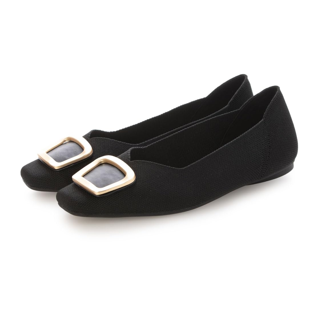 Evol Women s Gold Buckle Knit Flat Pumps, Size 23.0 cm
Evol Women s Gold Buckle Knit Flat Pumps, Size 23.0 cm