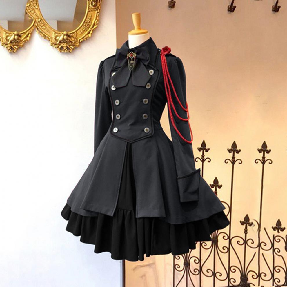 Renaissance Retro Long Sleeve Bow Ruffle Cosplay Dress 2XL серый
Renaissance Retro Long Sleeve Bow Ruffle Cosplay Dress 2XL серый