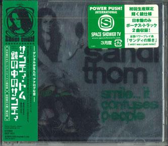 CD THOM, SANDI - Smile It Confuses People SICP1411PROMO Sony Records In 2006 Japan ObiRock Used
CD THOM, SANDI - Smile It Confuses People SICP1411PROMO Sony Records In 2006 Japan ObiRock Used