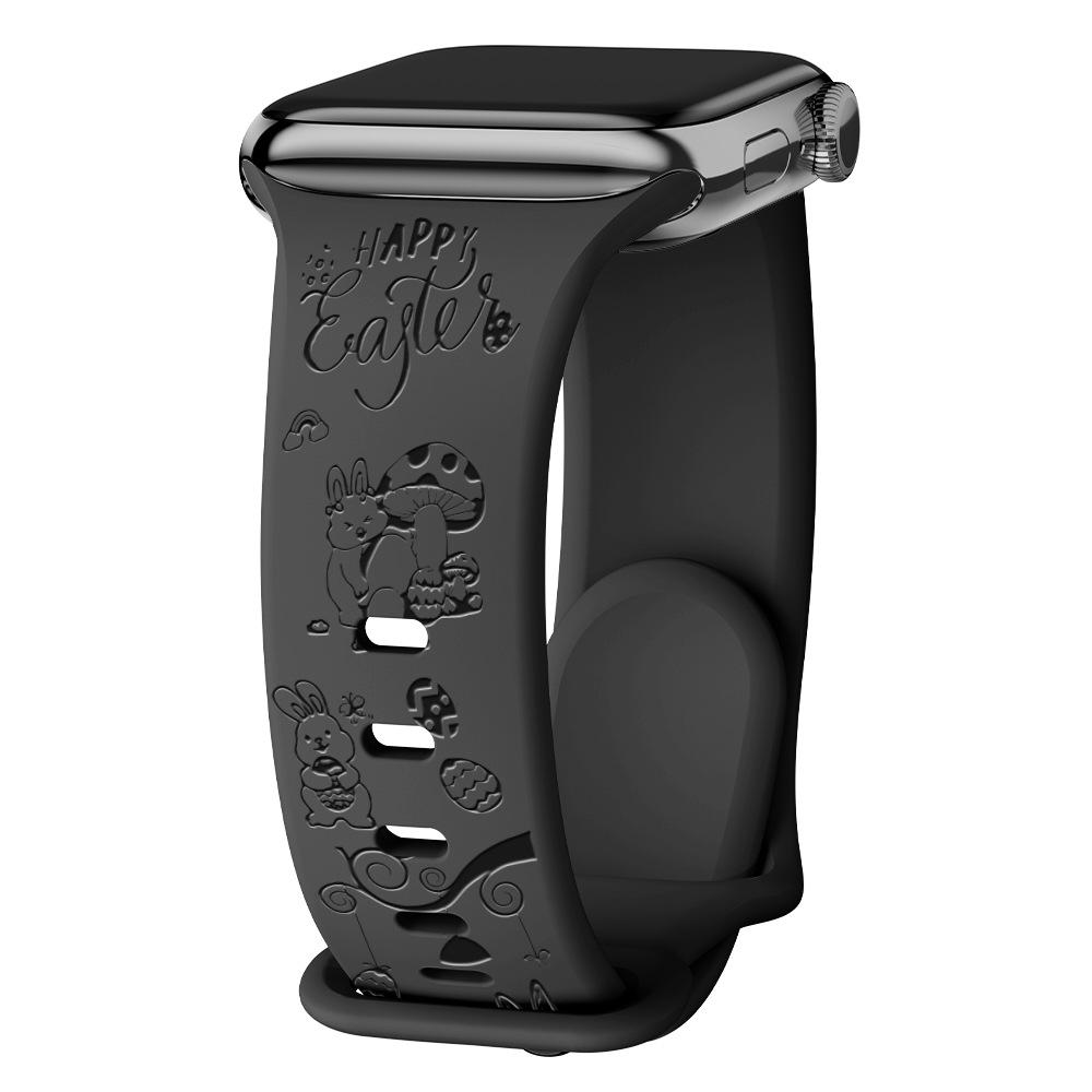 Compatible Silicone Butterfly Buckle Strap for Apple iWatch Series S10/11 - Laser Engraved Design. 38/40/41mm
Compatible Silicone Butterfly Buckle Strap for Apple iWatch Series S10/11 - Laser Engraved Design. 38/40/41mm