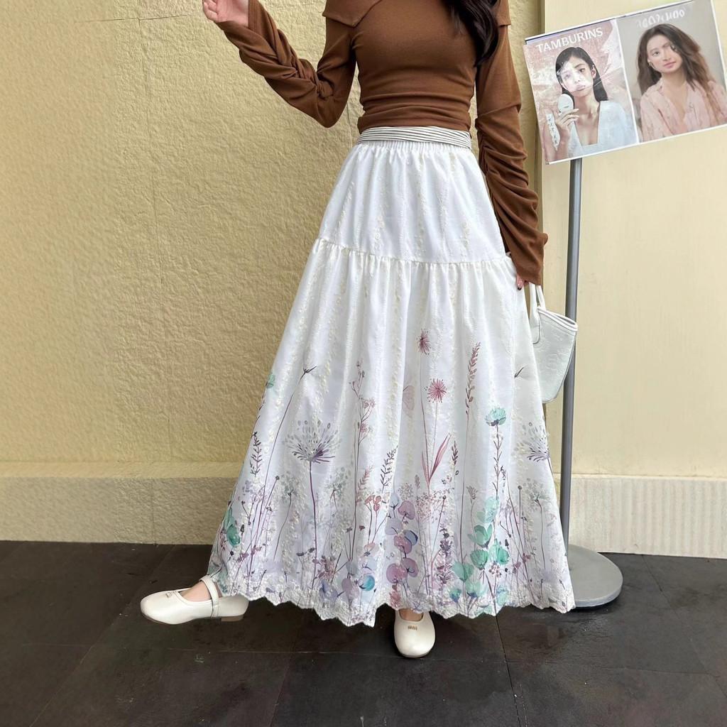 Qooth Luxury Embroidered A-Line Maxi Skirt High Waist Flowy Full Flare Skirt QT2853 зелений
Qooth Luxury Embroidered A-Line Maxi Skirt High Waist Flowy Full Flare Skirt QT2853 зелений