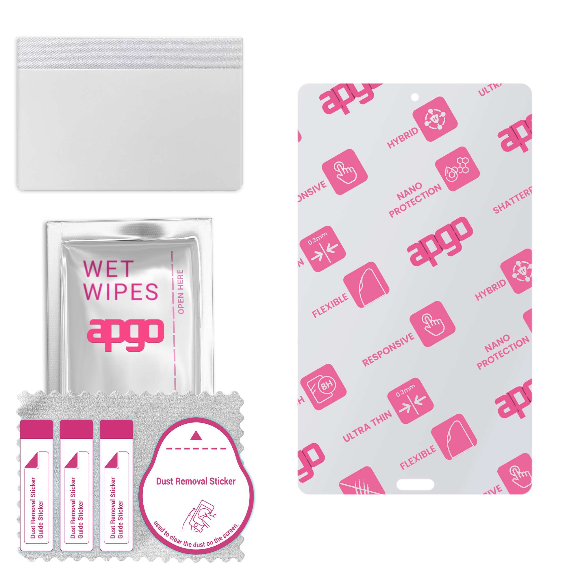 apgo Ultra-Clear Hybrid protective glass compatible with Huawei MediaPad M3 8.4, flexible nano glass, great replacement for tempered glass, scratch-re
apgo Ultra-Clear Hybrid protective glass compatible with Huawei MediaPad M3 8.4, flexible nano glass, great replacement for tempered glass, scratch-re