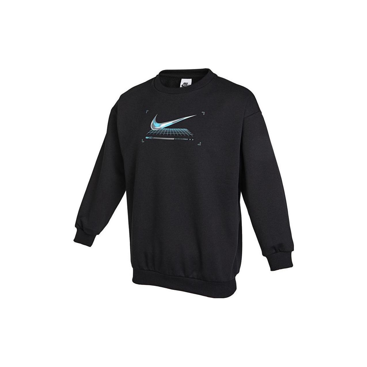 Nike Logo Print Casual Crew Neck Long Sleeve Kids Tops Black DX5030-010 XS 
Nike Logo Print Casual Crew Neck Long Sleeve Kids Tops Black DX5030-010 XS
