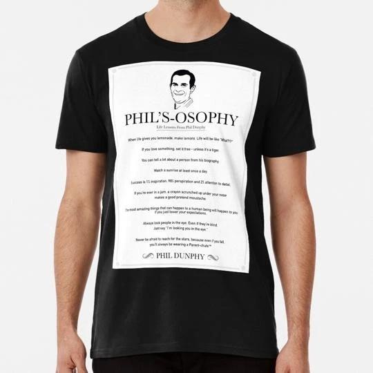 Phil’s-osophy Modern Family Merchandise Phil Dunphy S to 5XL Made in USA T shirt M
Phil’s-osophy Modern Family Merchandise Phil Dunphy S to 5XL Made in USA T shirt M
