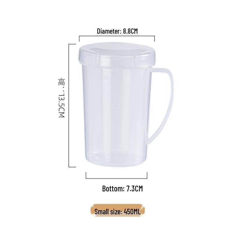 Microwave-Safe Plastic Cup with Lid & Handle for Hot Milk or Coffee, with Measurement Scale 1000ML
Microwave-Safe Plastic Cup with Lid & Handle for Hot Milk or Coffee, with Measurement Scale 1000ML