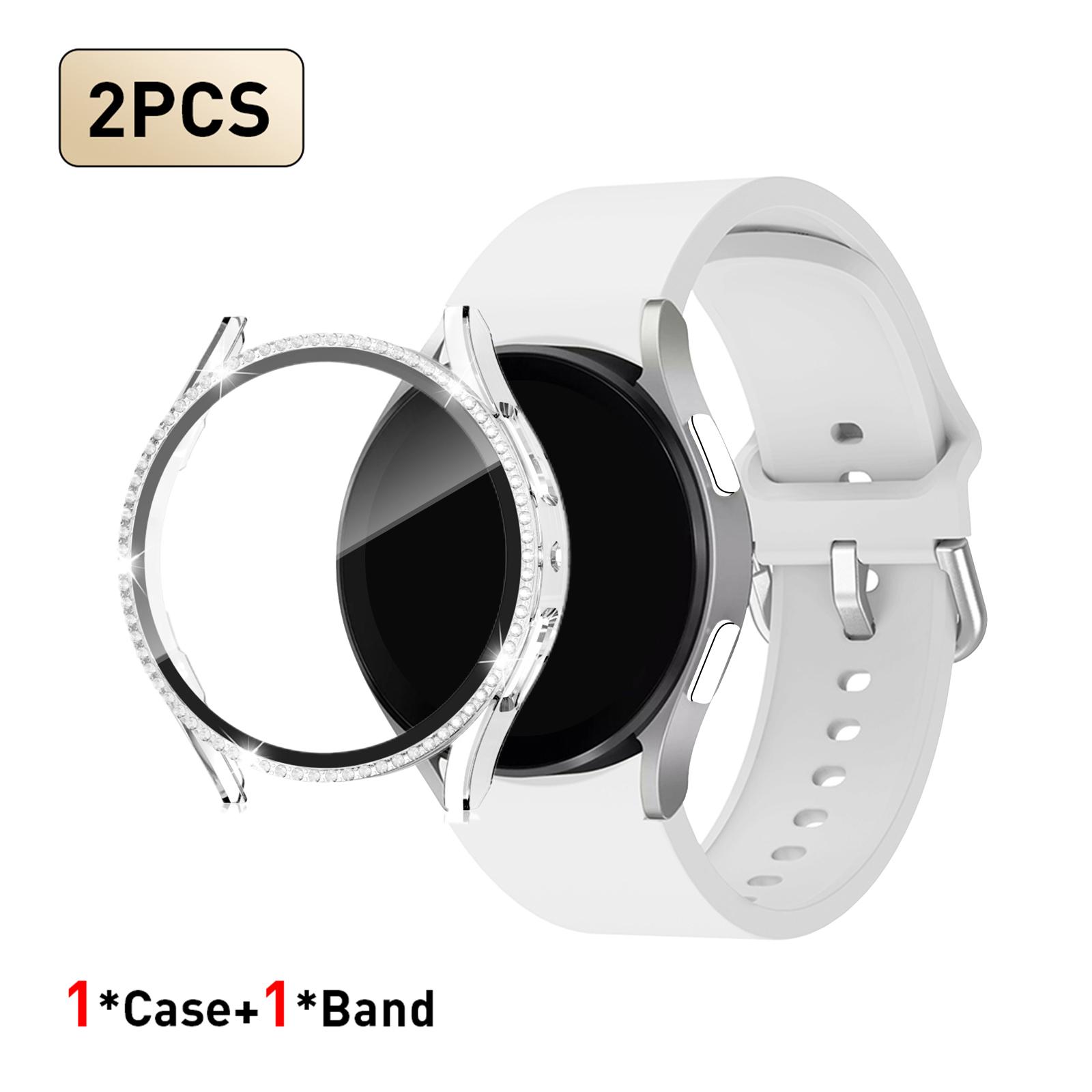 2pcs Strap + Single Row Diamond Case for Watch 7/6/5/4/FE Breathable Sweat-resistant Lightweight Stylish Smartwatch Accessories Galaxy Watch5 40mm
2pcs Strap + Single Row Diamond Case for Watch 7/6/5/4/FE Breathable Sweat-resistant Lightweight Stylish Smartwatch Accessories Galaxy Watch5 40mm