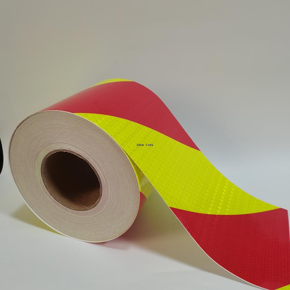 15cm*5m Twill Reflective Material Fluorescent Yellow-Red Tape Waterproof High Visibility Adhesive Warning Reflectors Car Sticker
15cm*5m Twill Reflective Material Fluorescent Yellow-Red Tape Waterproof High Visibility Adhesive Warning Reflectors Car Sticker