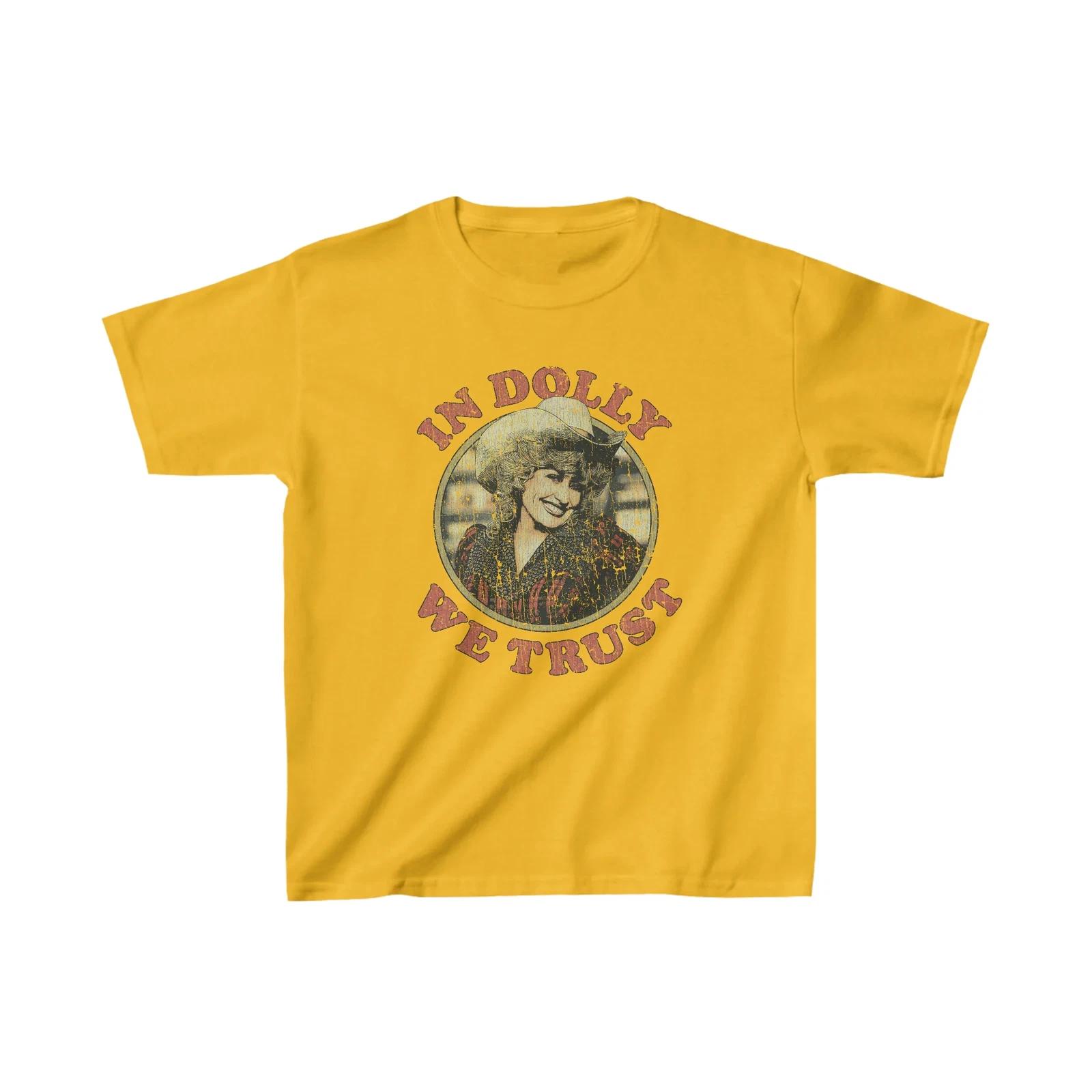 In Dolly We Trust 1984 Vintage Kid s T shirt M
In Dolly We Trust 1984 Vintage Kid s T shirt M