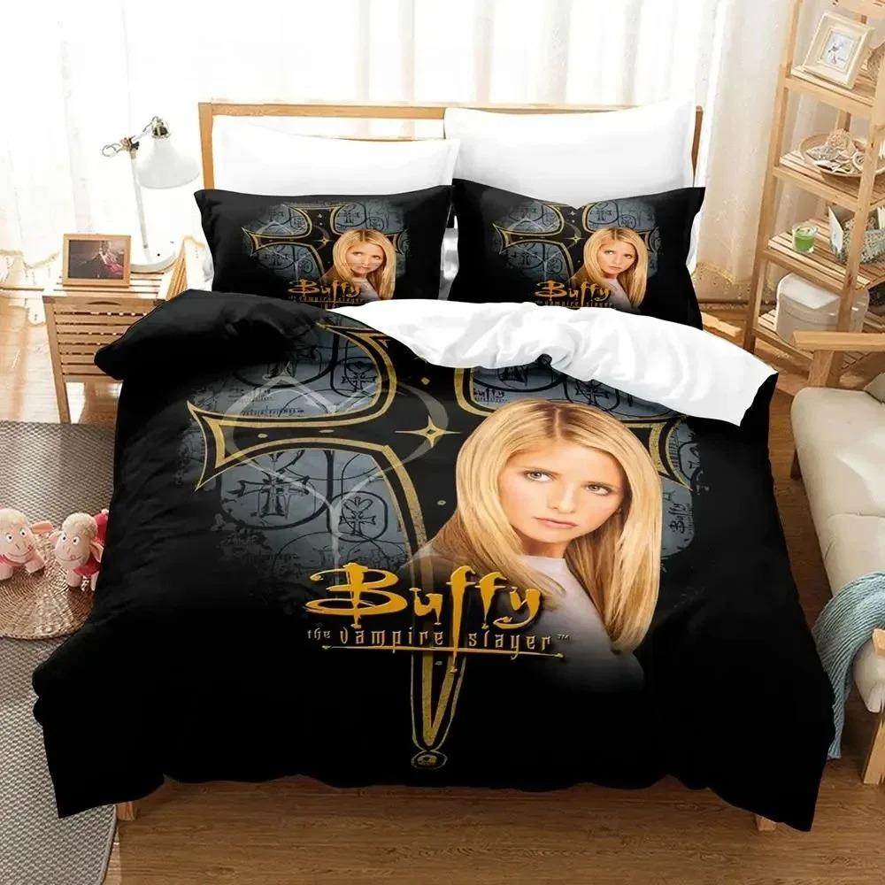 Buffy The Vampire Bedding Set For Bedroom Soft Modern Bedspreads Comefortable Kids Duvet Cover Quilt Cover And Pillowcase 150*200cm 3pcs
Buffy The Vampire Bedding Set For Bedroom Soft Modern Bedspreads Comefortable Kids Duvet Cover Quilt Cover And Pillowcase 150*200cm 3pcs