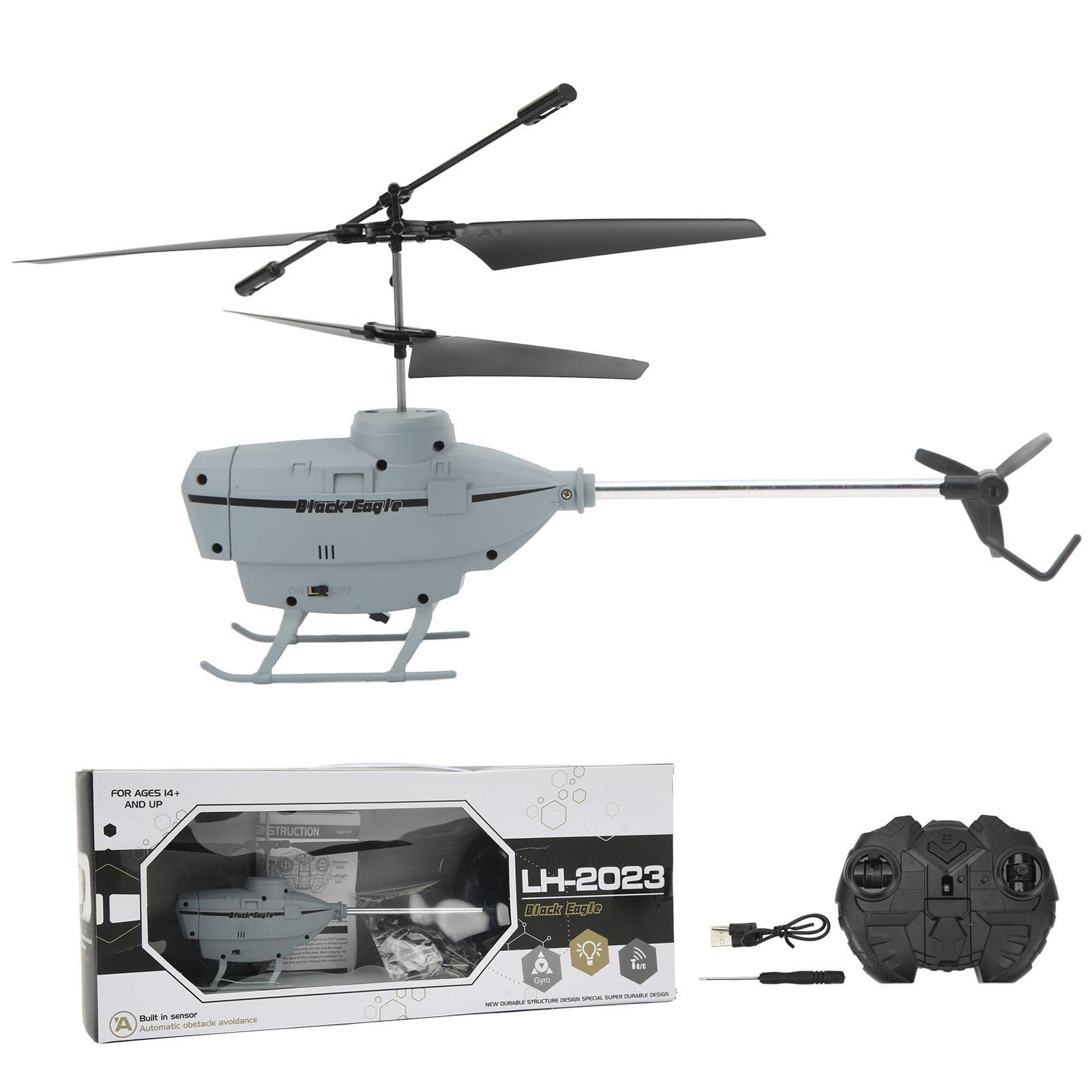 2.5CH RC Helicopter Automatic Obstacle Avoidance Remote Control Airplane Toy with Gyroscope Grey
2.5CH RC Helicopter Automatic Obstacle Avoidance Remote Control Airplane Toy with Gyroscope Grey