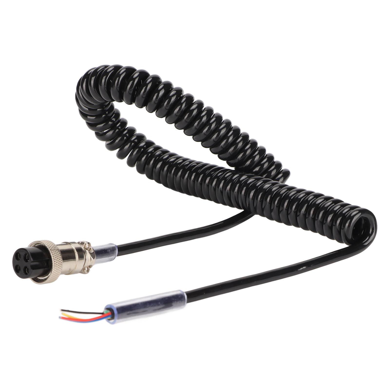 Radio Microphone Cable Replacement Female Hand Mic Cord with Prewired 4 Pin Connector for CB HAM Radio
Radio Microphone Cable Replacement Female Hand Mic Cord with Prewired 4 Pin Connector for CB HAM Radio