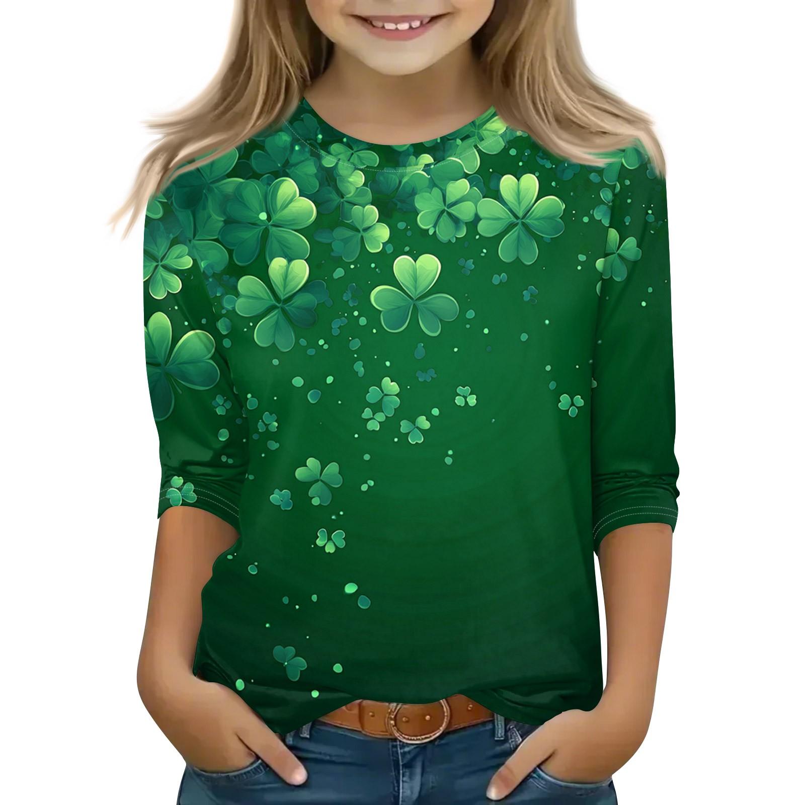 Топы с принтом для девочек 5-16 лет с круглым вырезом и рукавами 3/4 Футболки Модные топы Наряды Футболки 110 армия зеленый
Топы с принтом для девочек 5-16 лет с круглым вырезом и рукавами 3/4 Футболки Модные топы Наряды Футболки 110 армия зеленый