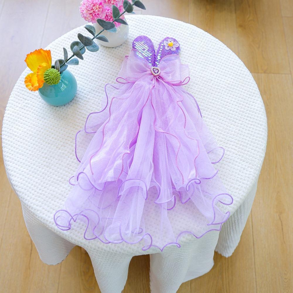 Breathable Rabbit Puppy Veil Romantic Pet Clothing Chic Dog Wedding Dress Pet Accessories фіолетовий
Breathable Rabbit Puppy Veil Romantic Pet Clothing Chic Dog Wedding Dress Pet Accessories фіолетовий