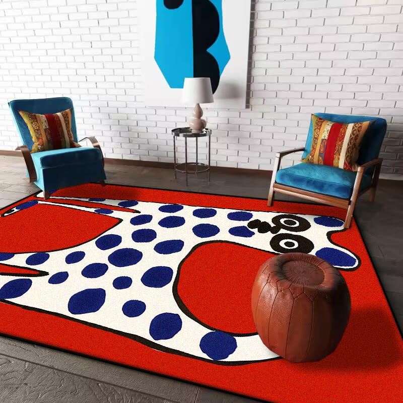 Modern Abstract Animal Rugs for Bedroom Red Carpets for Living Room Easy Care Non-slip Cloakroom Rug Large Area Lounge Carpet 60*90cm
Modern Abstract Animal Rugs for Bedroom Red Carpets for Living Room Easy Care Non-slip Cloakroom Rug Large Area Lounge Carpet 60*90cm