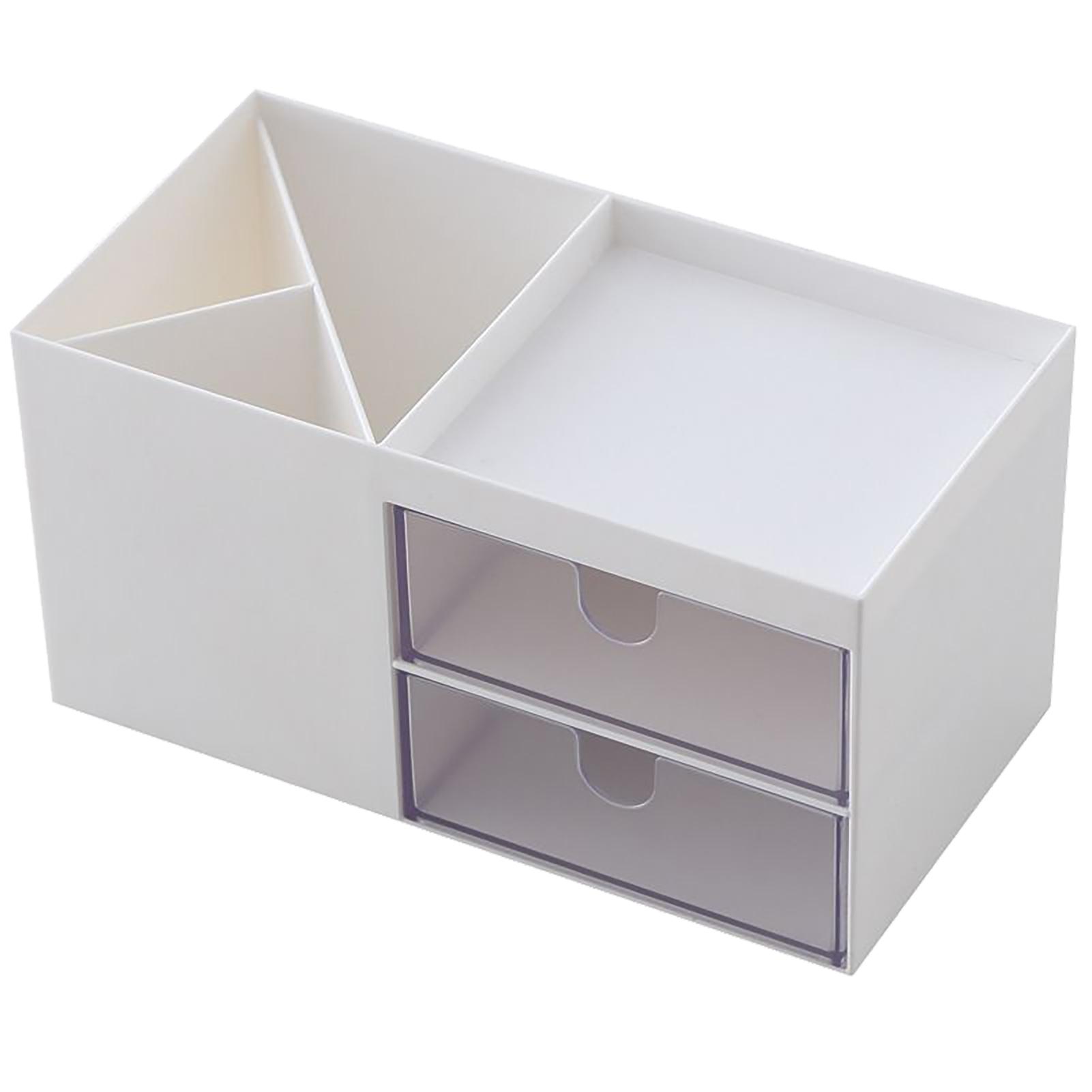 Desktop Storage Box Minimalism Style Multifunction Small Desk Organizer with Drawer for Bedroom
Desktop Storage Box Minimalism Style Multifunction Small Desk Organizer with Drawer for Bedroom