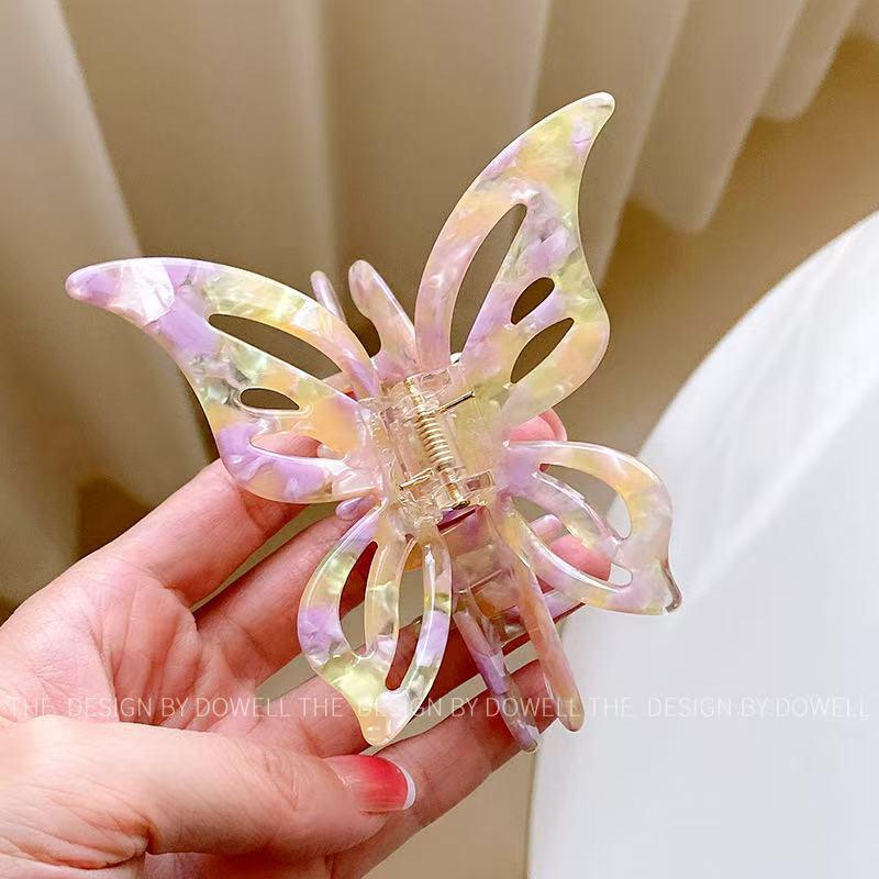 1 шт. элегантная большая ацетатная полая заколка-акула в виде бабочки для пучка на затылке, высококачественные аксессуары для волос
1 шт. элегантная большая ацетатная полая заколка-акула в виде бабочки для пучка на затылке, высококачественные аксессуары для волос