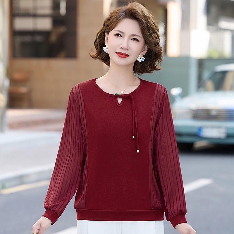 Year of the Rat Elegant Knit Top for Middle-Aged and Elderly Women – Ideal for Mother-in-Law, Wedding Banquets, Spring/Autumn Base Layer Shirt 3XL 120-135 jin вино красного
Year of the Rat Elegant Knit Top for Middle-Aged and Elderly Women – Ideal for Mother-in-Law, Wedding Banquets, Spring/Autumn Base Layer Shirt 3XL 120-135 jin вино красного