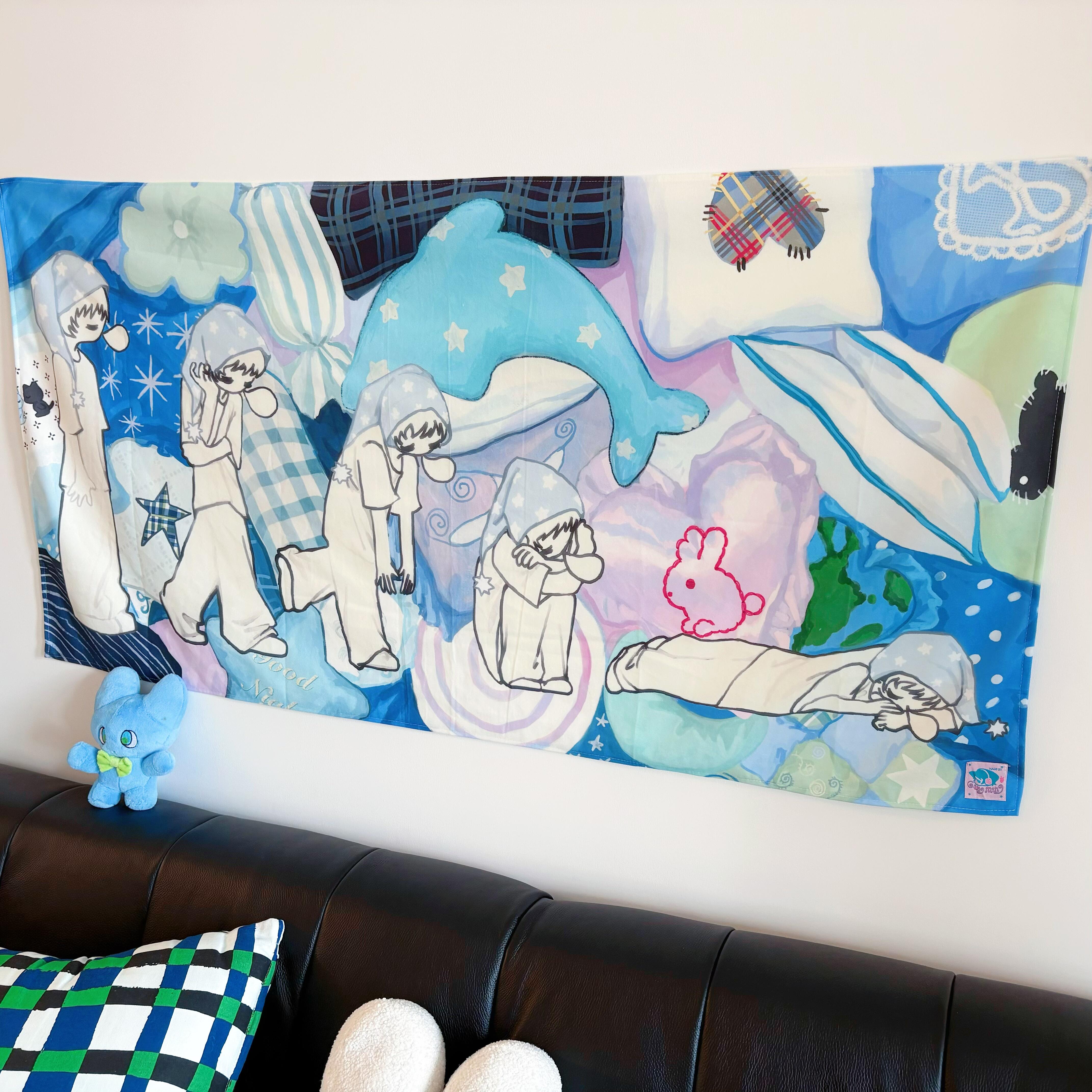 VIKAMA Healing Cartoon Boy Sleep Wall Hanging InsStyle Feature Wall Warm and Soothing Sleep Ambiance Machine Washable 74x94cm(29x37in)
VIKAMA Healing Cartoon Boy Sleep Wall Hanging InsStyle Feature Wall Warm and Soothing Sleep Ambiance Machine Washable 74x94cm(29x37in)