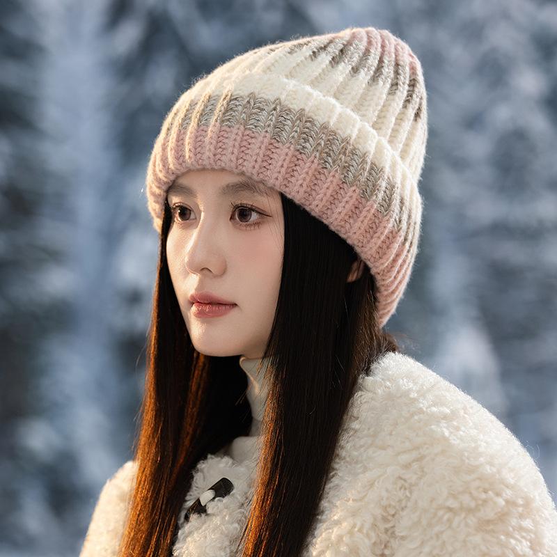 Winter hat women s ear protection warm knitted wool hat big head circumference showing face small headgear hat versatile cold hat One Size
Winter hat women s ear protection warm knitted wool hat big head circumference showing face small headgear hat versatile cold hat One Size
