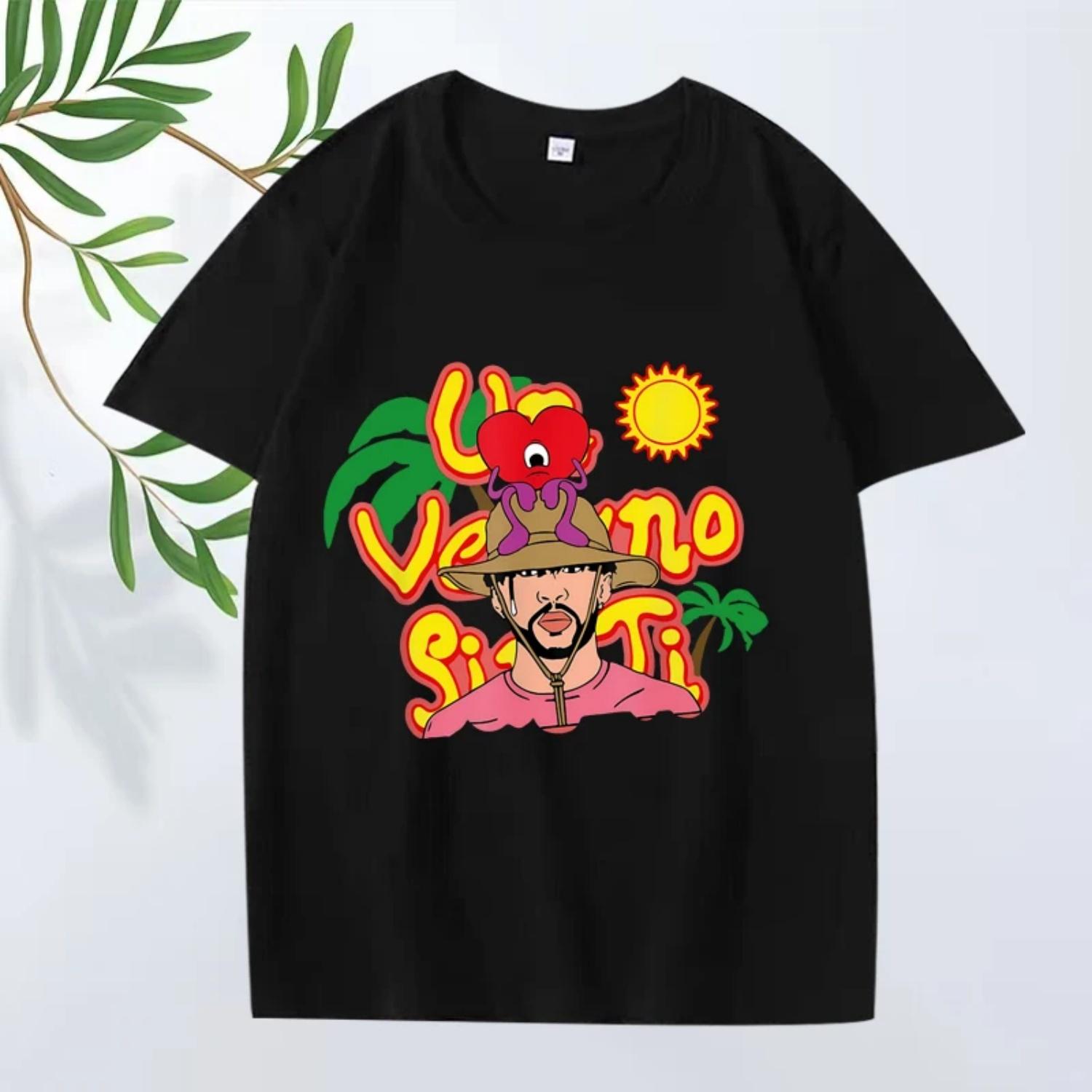 Bad Bunny classic graphic T Shirts 2025 men women Oversized 100% Cotton funny streetwear short sleeve Summer print Unisex shirt XXXXXL чорний
Bad Bunny classic graphic T Shirts 2025 men women Oversized 100% Cotton funny streetwear short sleeve Summer print Unisex shirt XXXXXL чорний