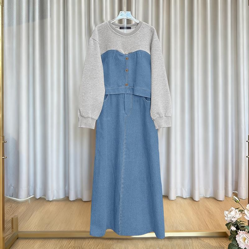 ZANZEA Женские футболки с длинным рукавом и юбки Осенние костюмы-двойки 5XL серый
ZANZEA Женские футболки с длинным рукавом и юбки Осенние костюмы-двойки 5XL серый